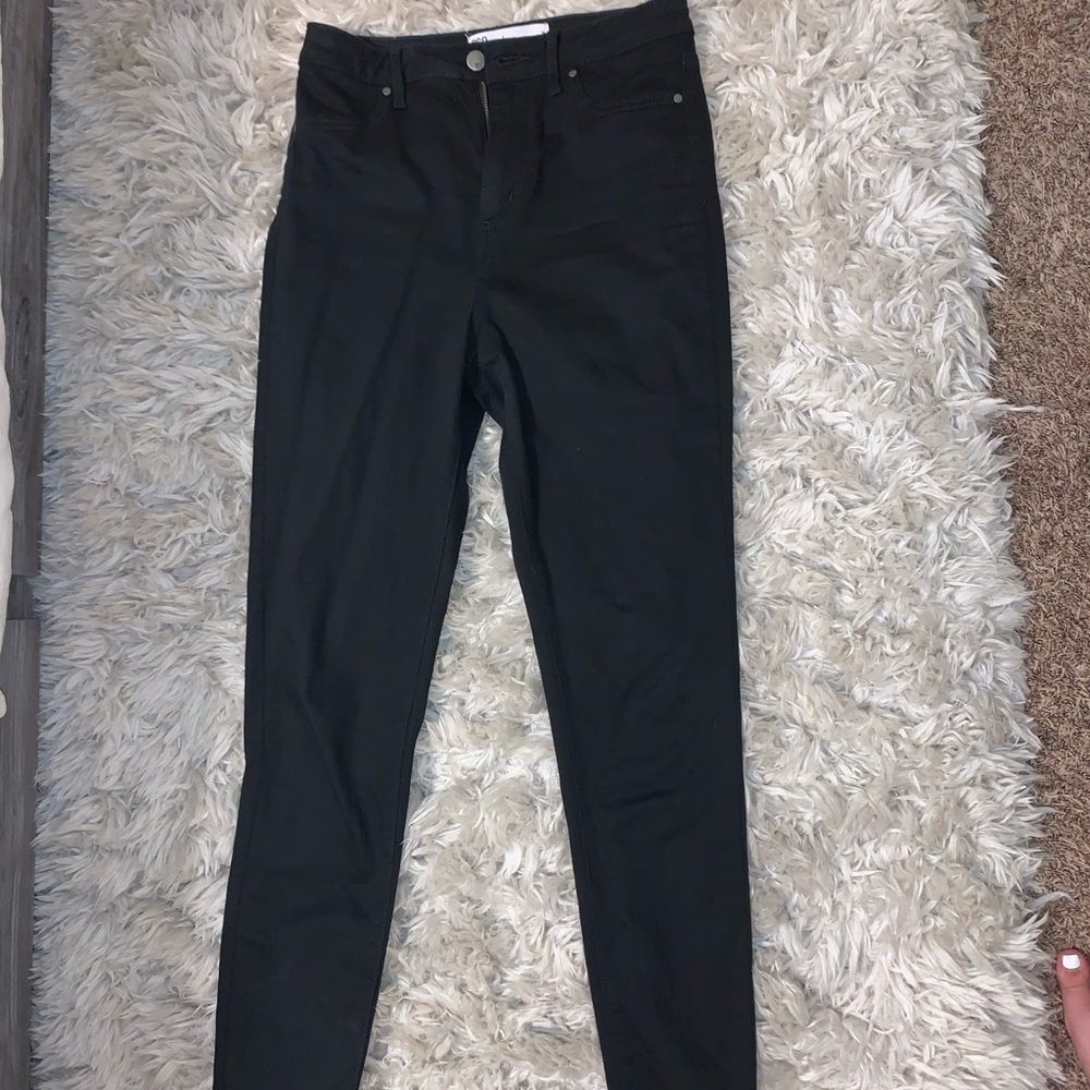 Super high rise skinny jeans